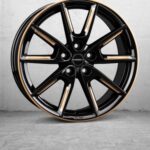 BORBET LX18 black glossy gold spoke rim